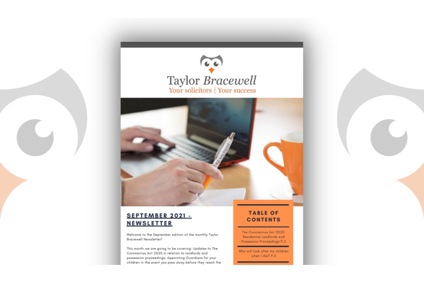 September Edition of the Taylor Bracewell Monthly Law Newsletter
