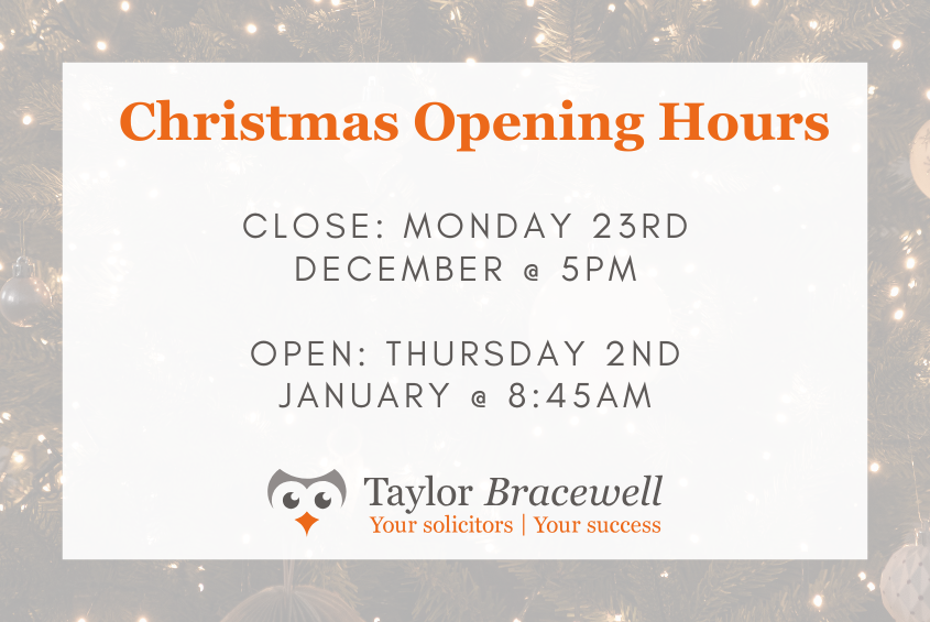 Taylor Bracewell’s Christmas Hours